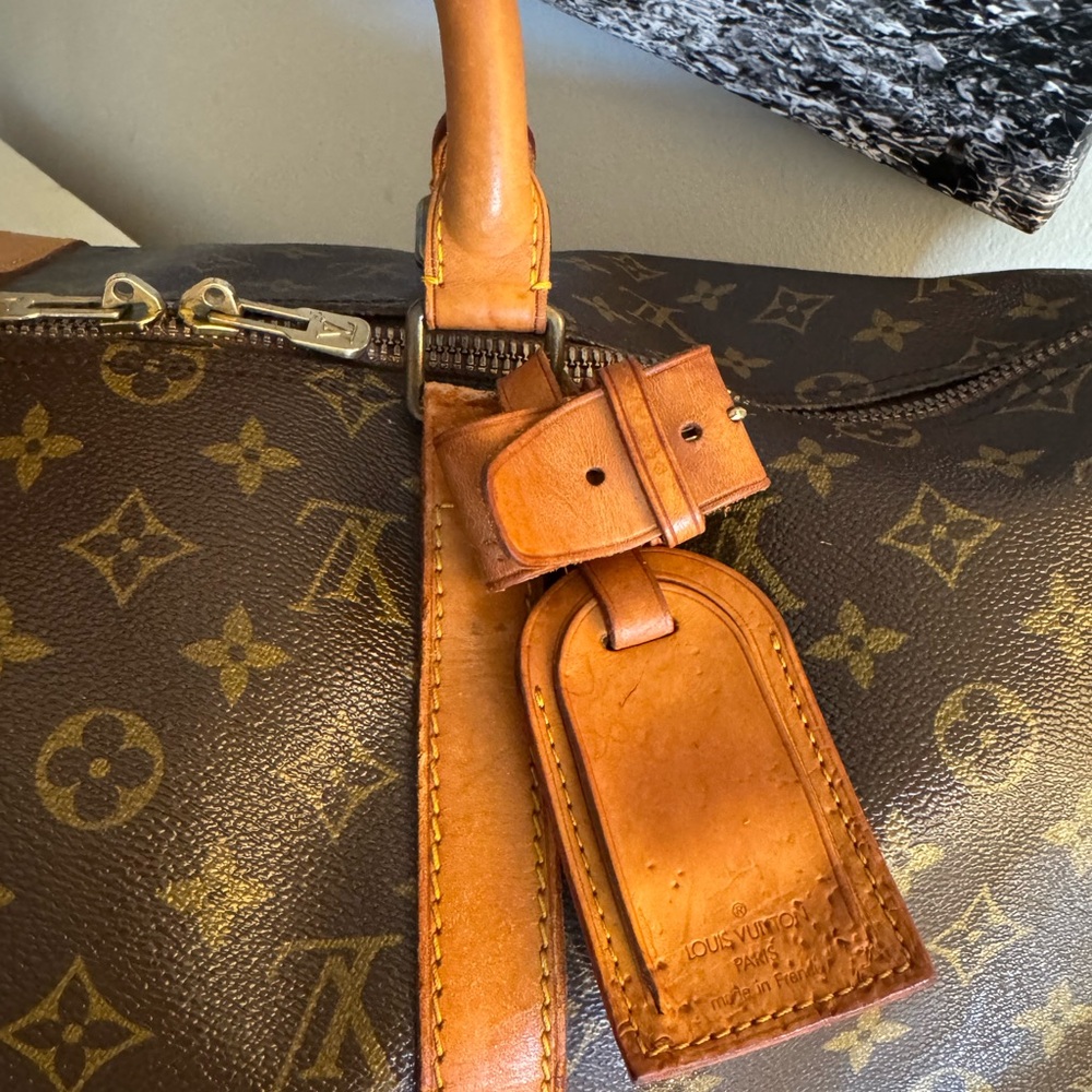 Louis Vuitton Brown LV Monogram Keepall 50 Duffle Bag - Picture 9 of 14